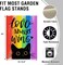 Rainbow Garden Flag Pride Month Decor Double Sided 12 x 18 (Love Always Wins)